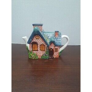 Thomas Kincaid Red Brick Cottage Teapot